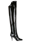 SAINT LAURENT KIKI OVERKNEE BOOTS,11264759