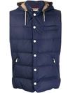 BRUNELLO CUCINELLI PADDED GILET JACKET