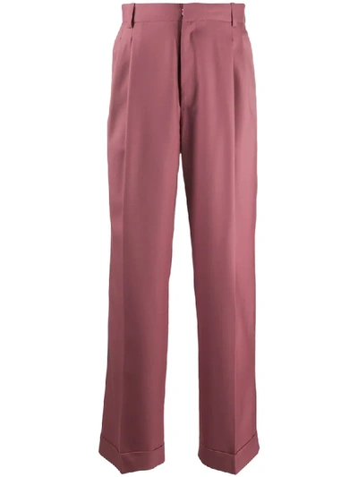 Casablanca Wide-leg Tailored Trousers In Pink
