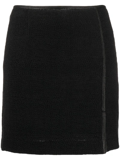 Nanushka Asun High-waisted Mini Skirt In Black