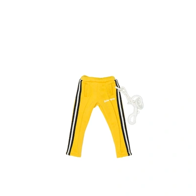 Palm Angels Mini Track Keychain In Yellow