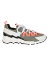 Pierre Hardy Multicolor Leather Sneakers In Grey