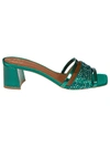 MALONE SOULIERS ROSA SANDALS,ROSA NCH45 EMERALD