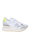 PHILIPPE MODEL TRIOMPHE trainers IN SUEDE AND NYLON,11302059