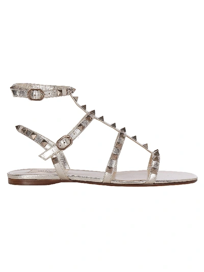 Valentino Garavani Sandals In Oro