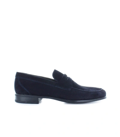 Moreschi Flat Shoes Blue Baviera