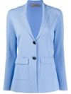 D-EXTERIOR SINGLE-BREASTED BLAZER