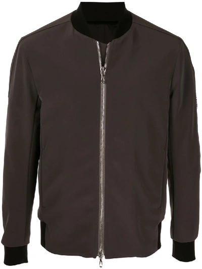 Attachment Two Tone Bomber Jacket In Grey