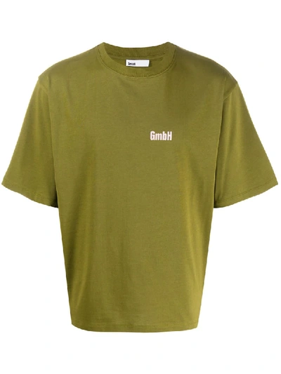 Gmbh Logo Print T-shirt In Green