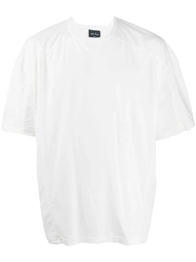Andrea Ya'aqov Short-sleeve Panelled T-shirt In White