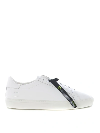 Date Trainers In Bianco