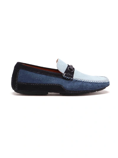 Moreschi Loafer In Colour-block-optik In Blue