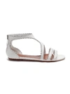 ALAÏA FLAT SANDAL,11372380