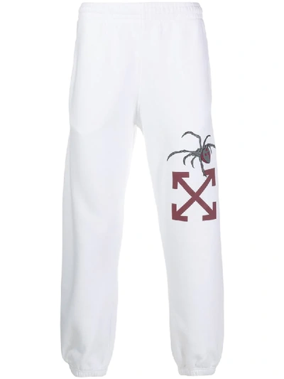 Off-white Spider Arrows Track Trousers In White