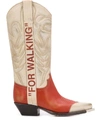 OFF-WHITE FOR WALKING COWBOY BOOTS