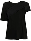 Ben Taverniti Unravel Project Chest Strap T-shirt In Black
