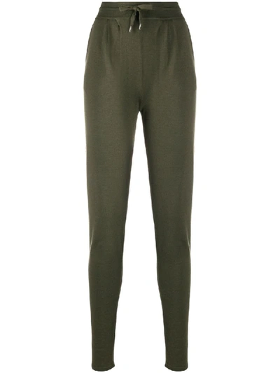 Maison Ullens Skinny-fit Track Trousers In Green