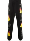 Readymade Awesome-printed Track Pants In Black