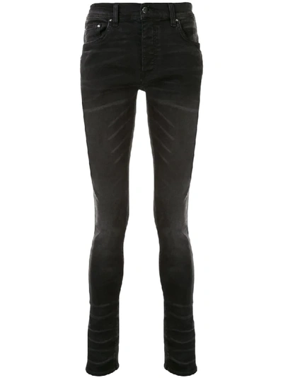 Amiri Zipped Pocket Skinny Jeans In Black