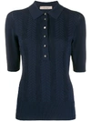 D-EXTERIOR KNITTED POLO SHIRT