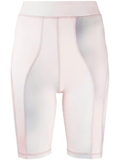 Wood Wood Panelled Cycling Shorts In Pink