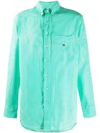 Etro Classic Shirt In Green