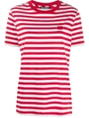 ACNE STUDIOS STRIPED FACE PATCH T-SHIRT