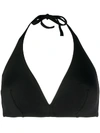 Eres Bandito Triangle Bikini Top In Noir