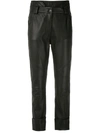 ANDREA BOGOSIAN RONIN LEATHER TROUSERS