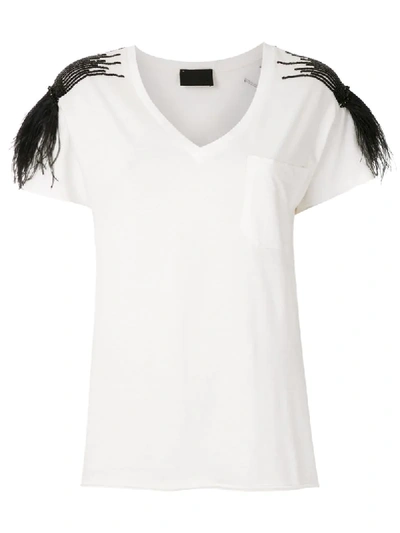 Andrea Bogosian Rooney Embellished T-shirt In White