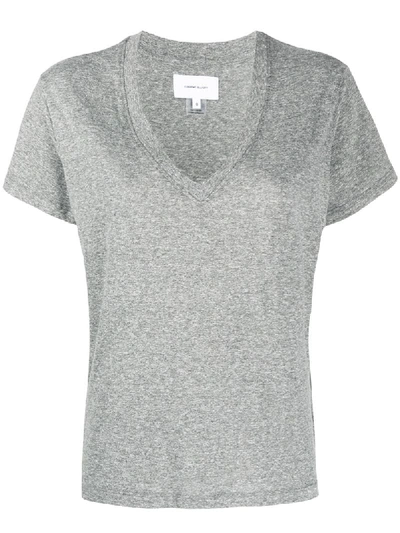 Current Elliott T-shirt Mit V-ausschnitt In Grey