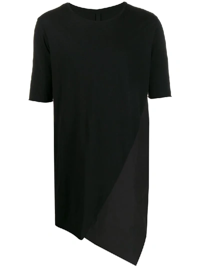 Army Of Me Longline Bias Cut T-shirt In Black