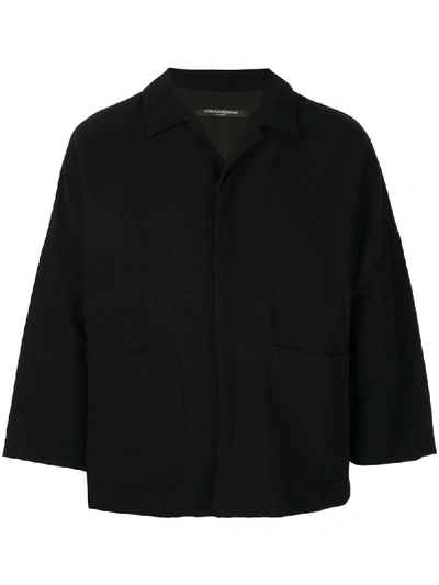 Kazuyuki Kumagai Kimono Sleeve Jacket In Black
