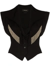 ISABEL MARANT UDALIA FRINGED WAISTCOAT