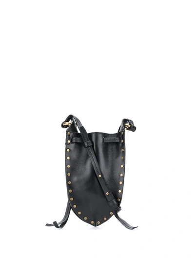 Isabel Marant Radja Mini Studded Bucket Bag In Black