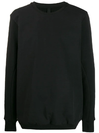 Army Of Me Stitched Panel Sweater In Black