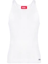 032C EMBROIDERED LOGO MESH TANK TOP