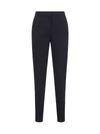 Moschino High-waist Tailored Trousers In Black