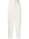 REMAIN HIGH-RISE TAPERED TROUSERS