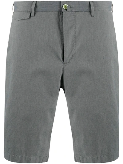 Pt01 Knee Length Tailored Shorts In Grey