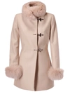 FAY FUR DETAIL COAT,11138839