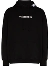 VETEMENTS LOGO-PRINT HOODIE