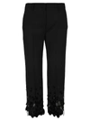PRADA CROPPED SEQUIN DISC TROUSERS,11163094