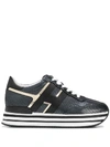 HOGAN PLATFORM LACE-UP SNEAKERS