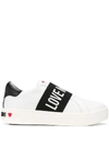 LOVE MOSCHINO FLAT LOW TOP trainers