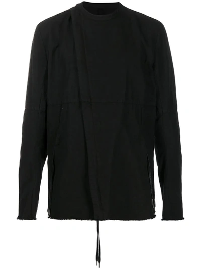 Army Of Me Zipped Lightweight Jacket In Black