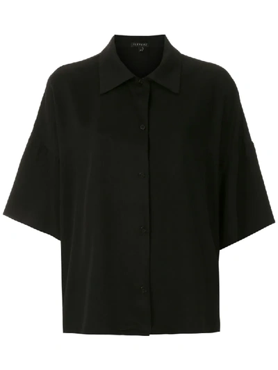 Alcaçuz Oversized Shirt In Black