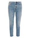Ben Taverniti Unravel Project Woman Denim Pants Blue Size 27 Cotton In Blue