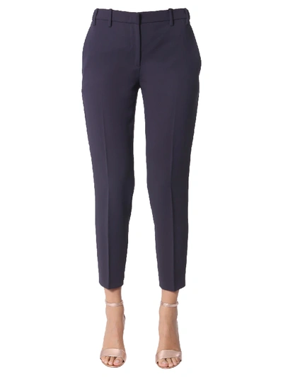 N°21 Cropped Trousers In Blue
