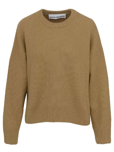 Paco Rabanne Sweater In Cammello